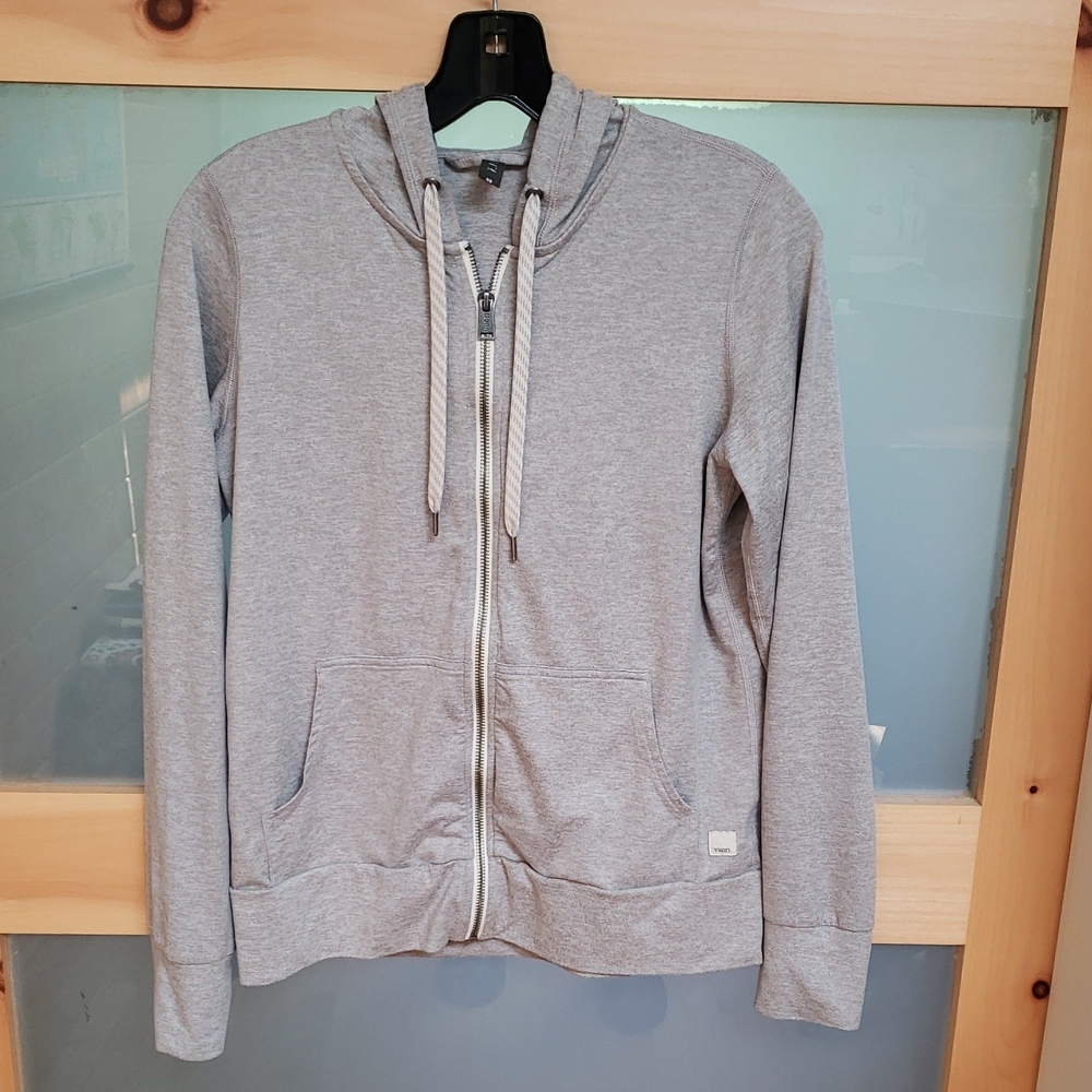 Gray Zip-Up Hoodie